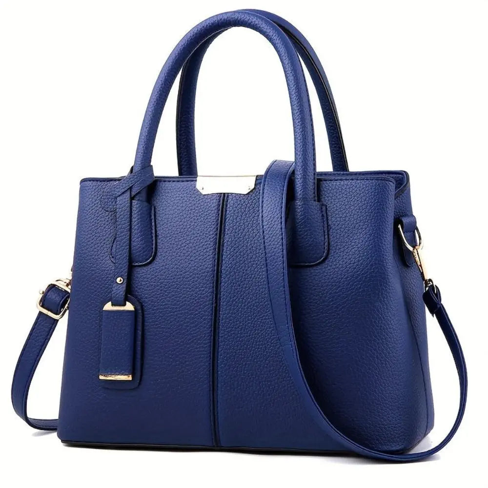 TrendAura Martha Vegan Leather Structured Handbag - Timeless Elevation With All-Season Versatility