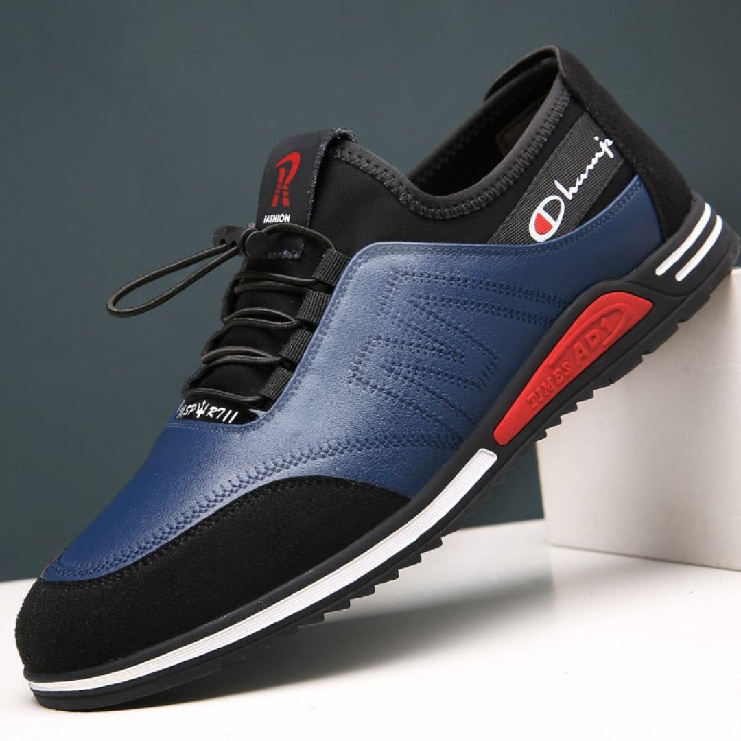Evander Momentum Mens Sneakers With Bold Design And All Day Comfort Soft Interior Lining Waylynn