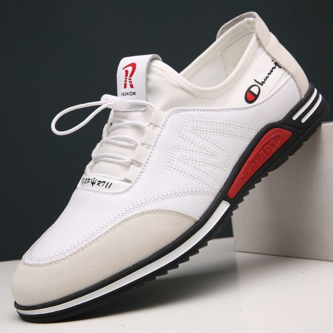 Evander Momentum Mens Sneakers With Bold Design And All Day Comfort Soft Interior Lining Waylynn
