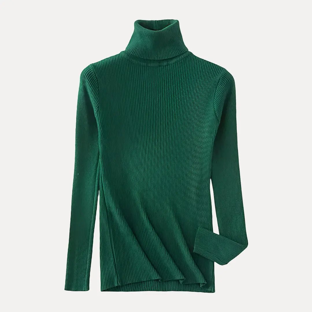 Eve Knitted Turtleneck Women Sweater