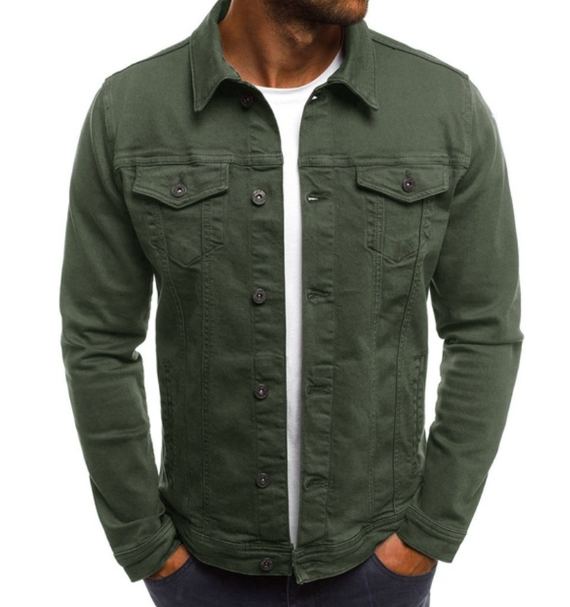 Men's Casual Jacket Button Up Front Versatile Everyday Outerwear for Modern Men Timeless Refined