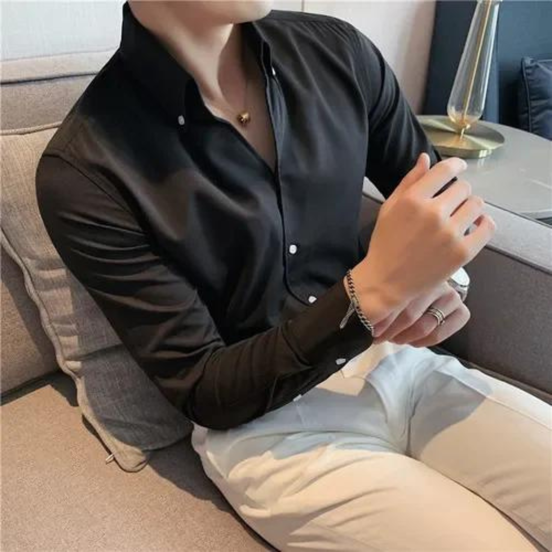 Max Premium Mens Button Down Shirt With Cotton And Bamboo For All Day Comfort And Versatility