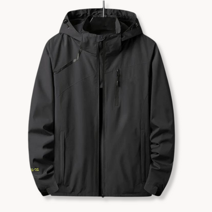 City To Outdoor Men's Windbreaker Jacket With Attached Hood Versatile City To Outdoor Adventure