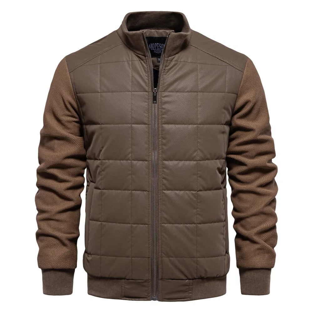 Liv Quilted Jacket For Men With Water Repellent Warmth And Wind Protection Classic Elegant Design