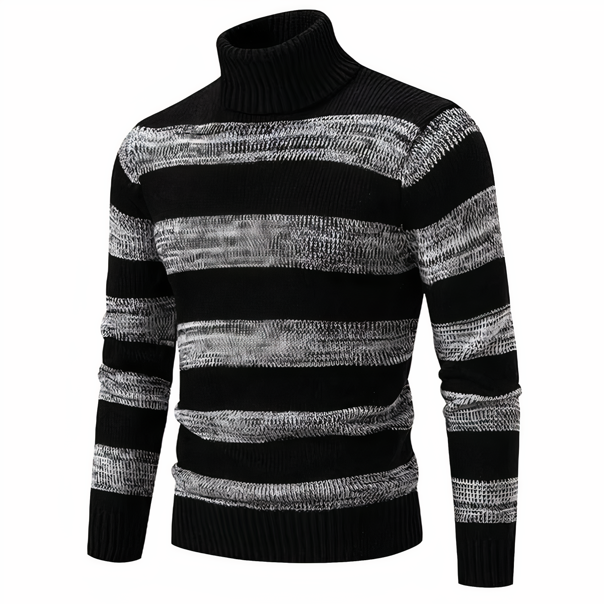 Tinku | Stylish Patchwork Knit Sweater for Men