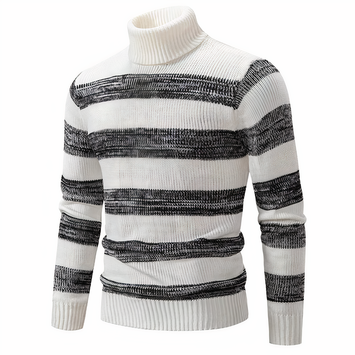 Tinku | Stylish Patchwork Knit Sweater for Men
