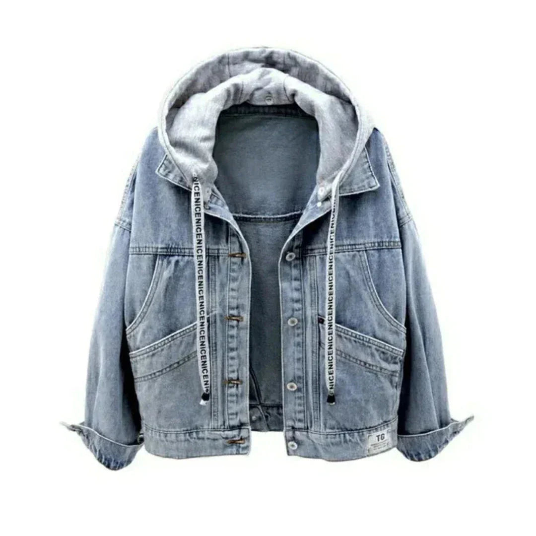 Fallon Hooded Denim Jacket