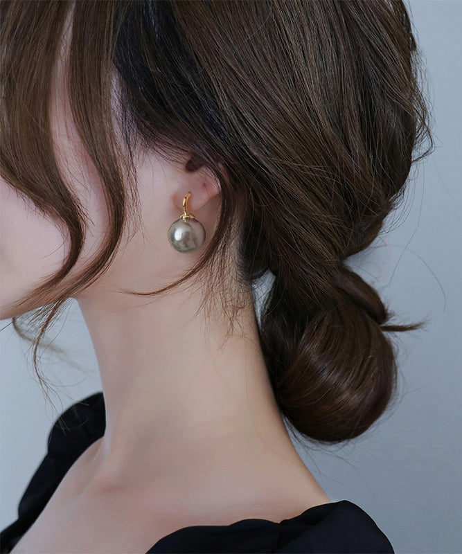 Boucles d'oreilles à tige en perles dorées et cuivre surdorées - TrendAura