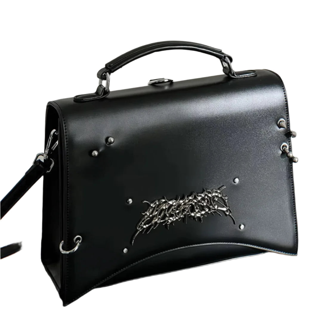 Rebel Chrome Messenger Bag - TrendAura