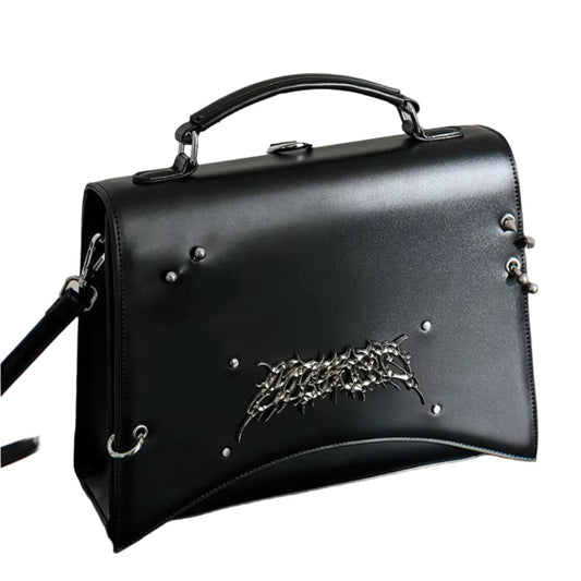 Rebel Chrome Messenger Bag - TrendAura