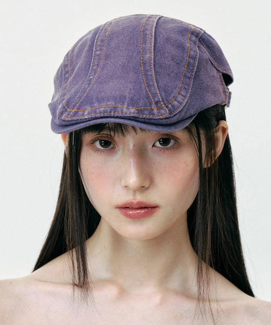 Chapeau breton en denim violet Fashion Street - TrendAura