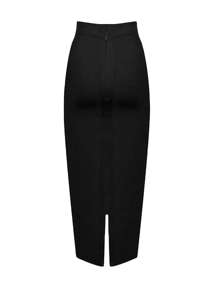 Figure-enhancing pencil skirt for women