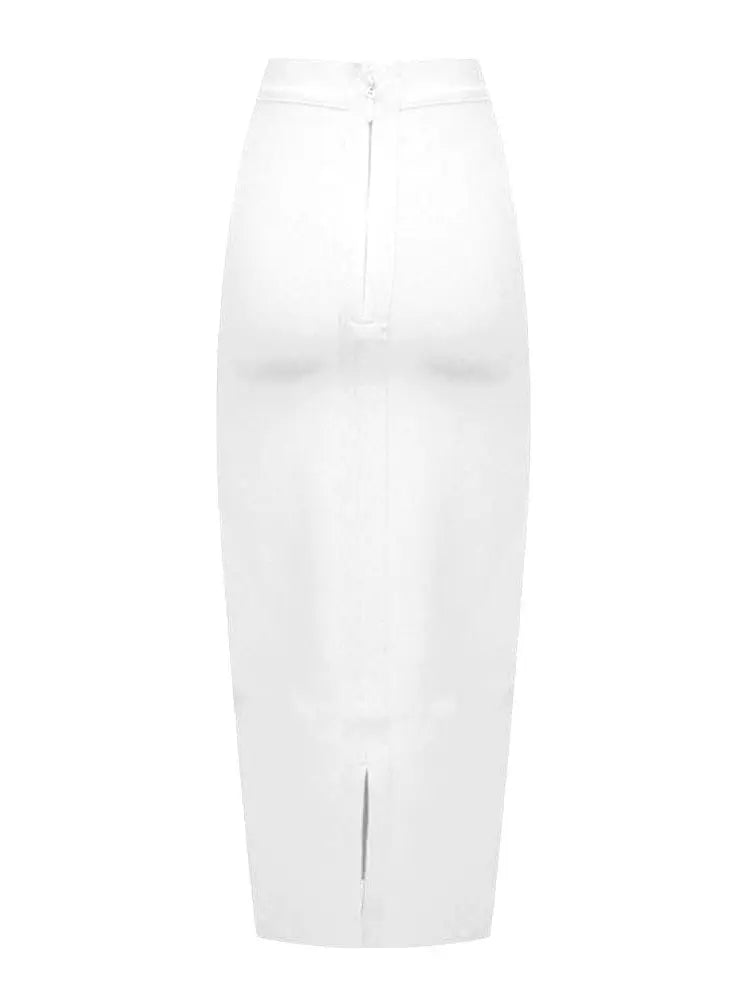 Figure-enhancing pencil skirt for women