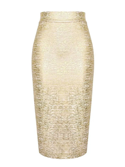 Figure-enhancing pencil skirt for women