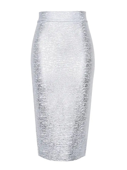 Figure-enhancing pencil skirt for women
