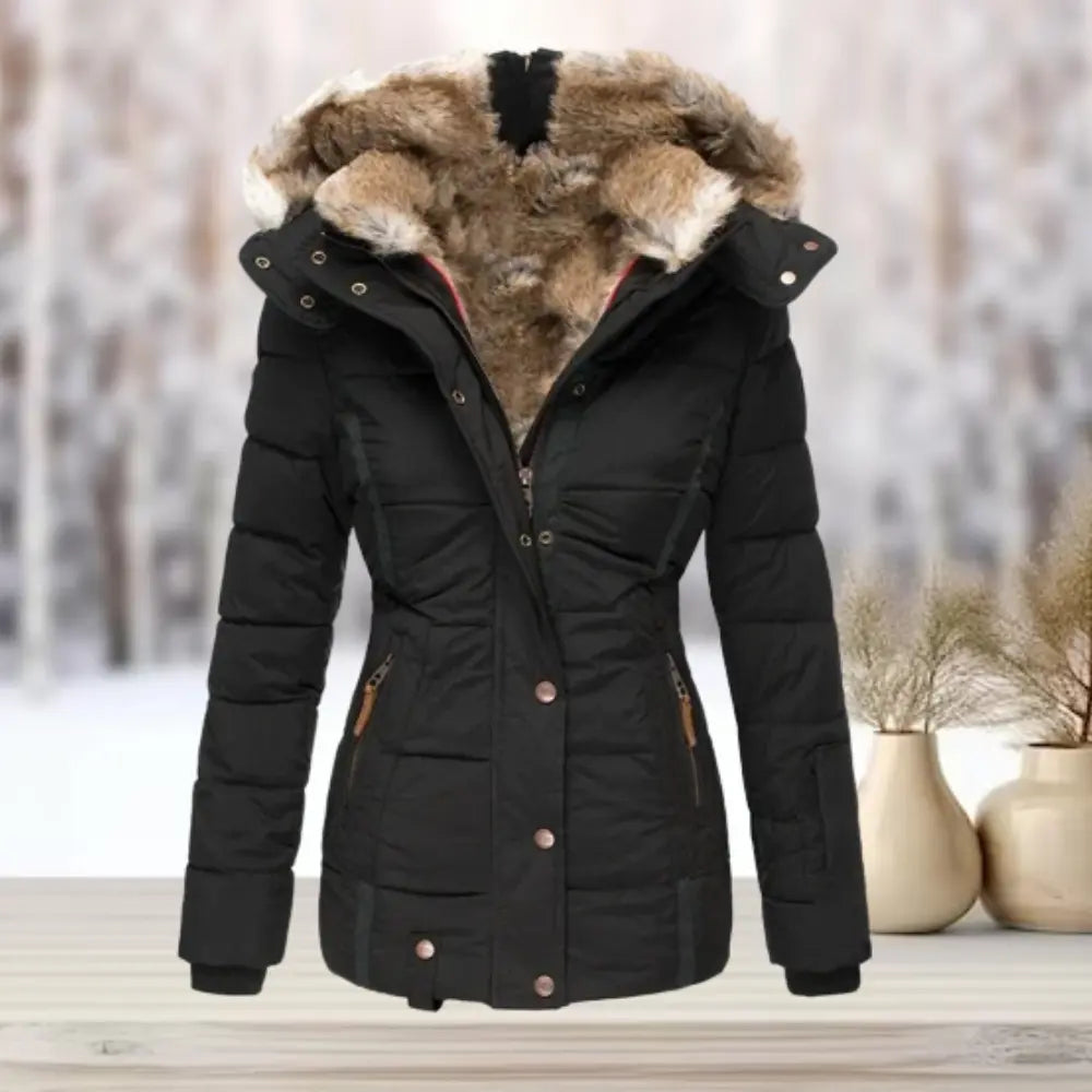 Fitted Down Puffer Jacket for Women – Warm & Stylish Winter Coat