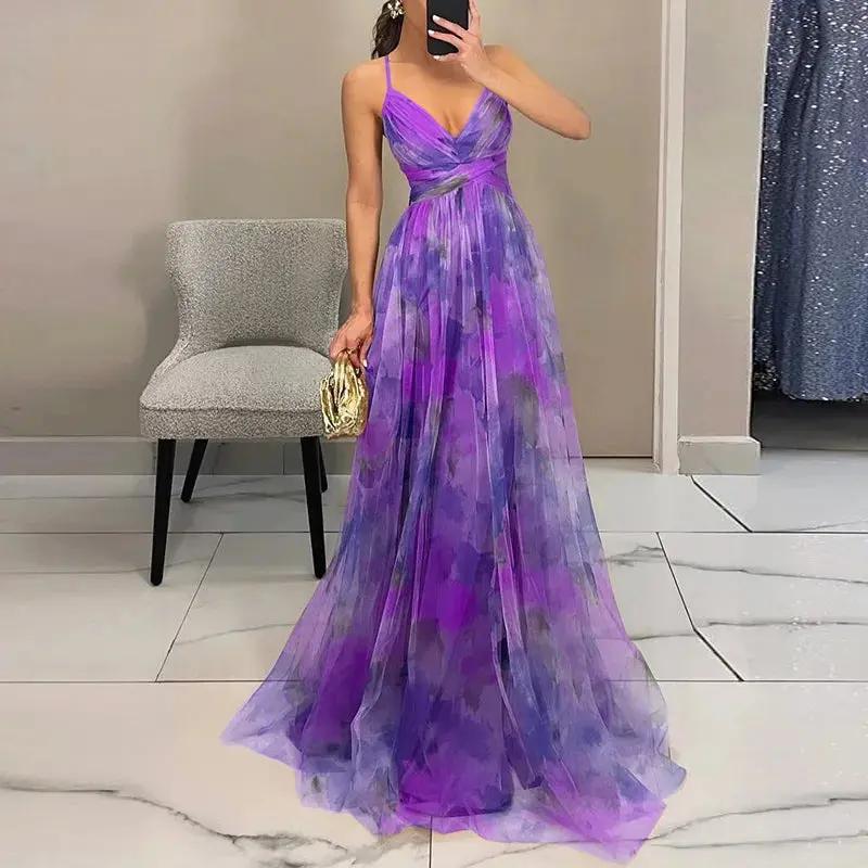 Floral Maxi Dress for Women – Elegant & Airy Summer Wedding Guest Attire