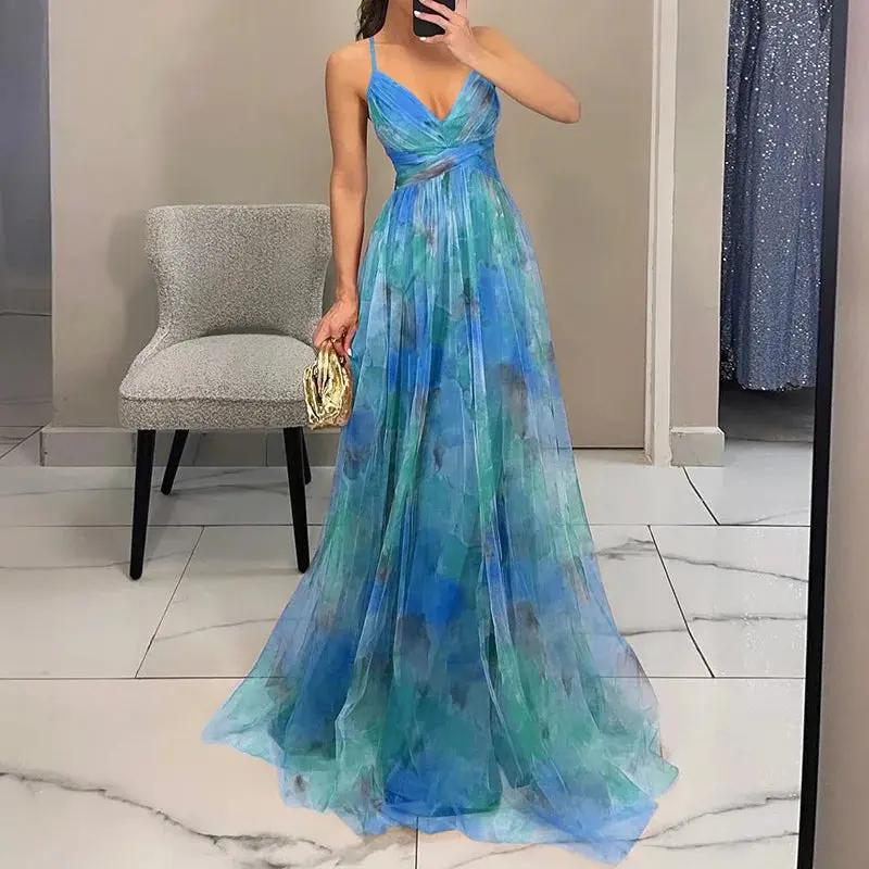 Floral Maxi Dress for Women – Elegant & Airy Summer Wedding Guest Attire