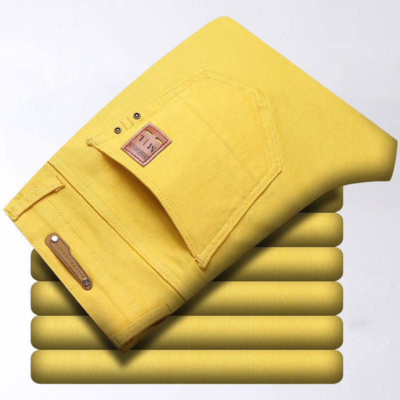 François Blanchet Classic Stretch Jeans For Everyday Comfort Slim Straight Fit For Men
