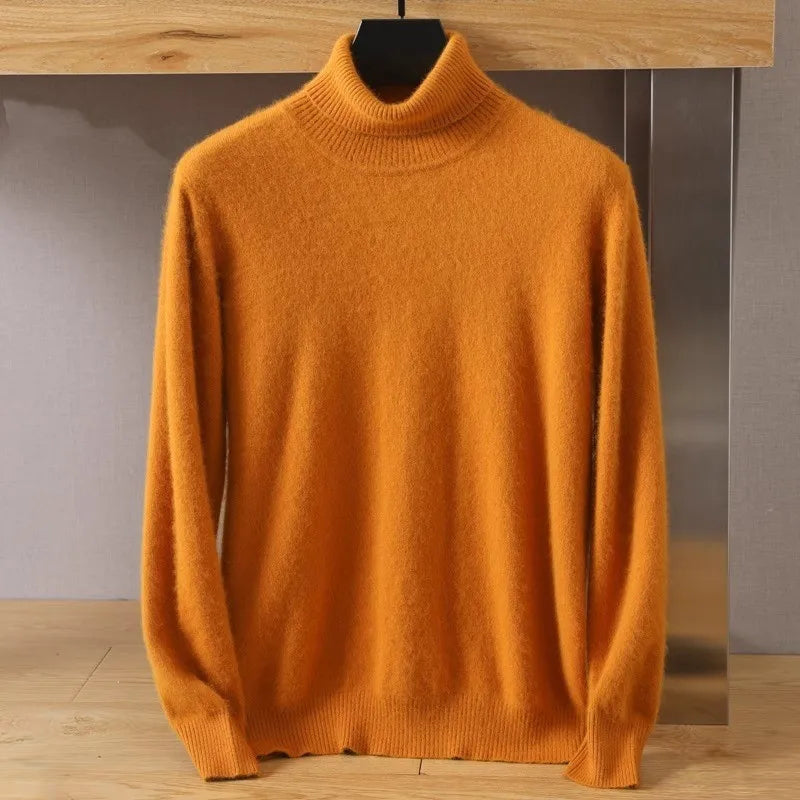 François Blanchet Éclat Velvet Sweater Turtleneck Minimalist Design Warmth For Modern Professionals