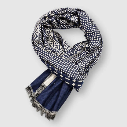 François Blanchet Cotton Scarf For Style Enthusiasts Soft Cotton Blend All Day Cozy Vibrant Pattern