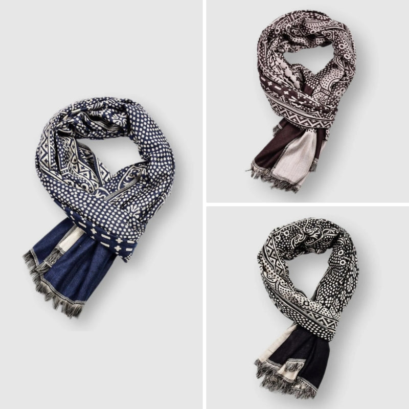 François Blanchet Cotton Scarf For Style Enthusiasts Soft Cotton Blend All Day Cozy Vibrant Pattern