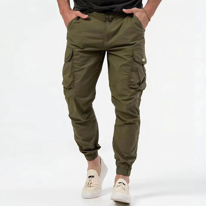Christopher Mens Lightweight Casual Cargo Pants With Multiple Utility Pockets For Everyday Travel