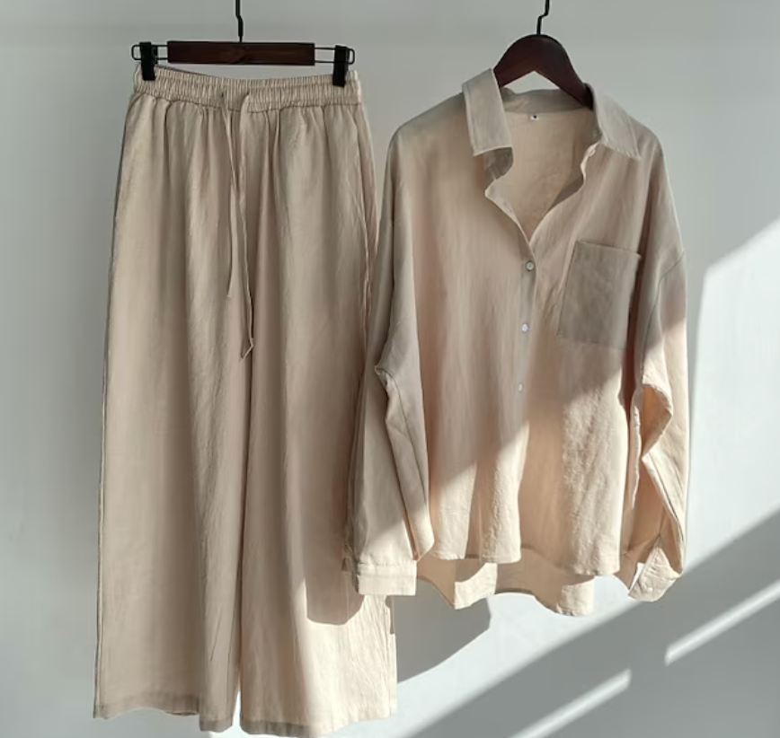 Spring Linen Set for Women
