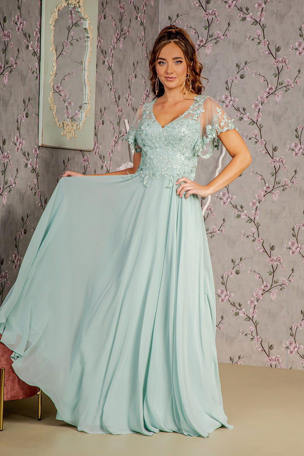 Mother of the Bride Long Formal A Line Dress
