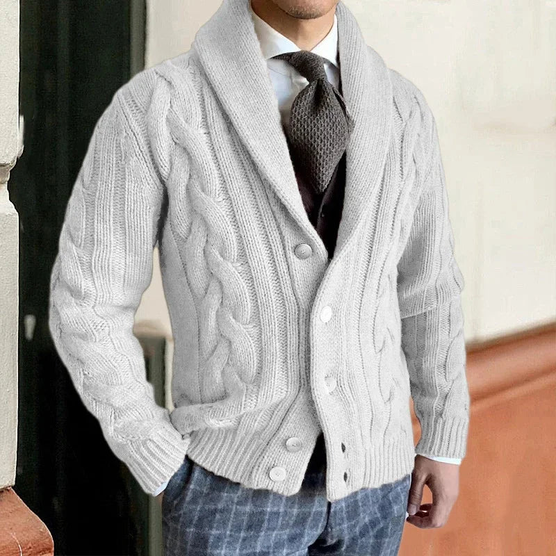 Warm cardigan for men for autumn and winter