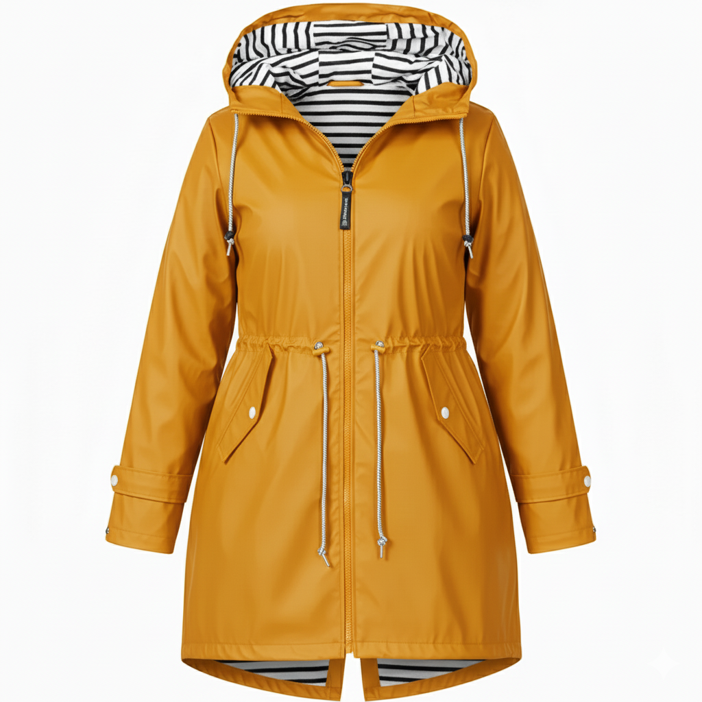 Eloura-Moda | Women's Waterproof Rain Jacket in Plus Sizes