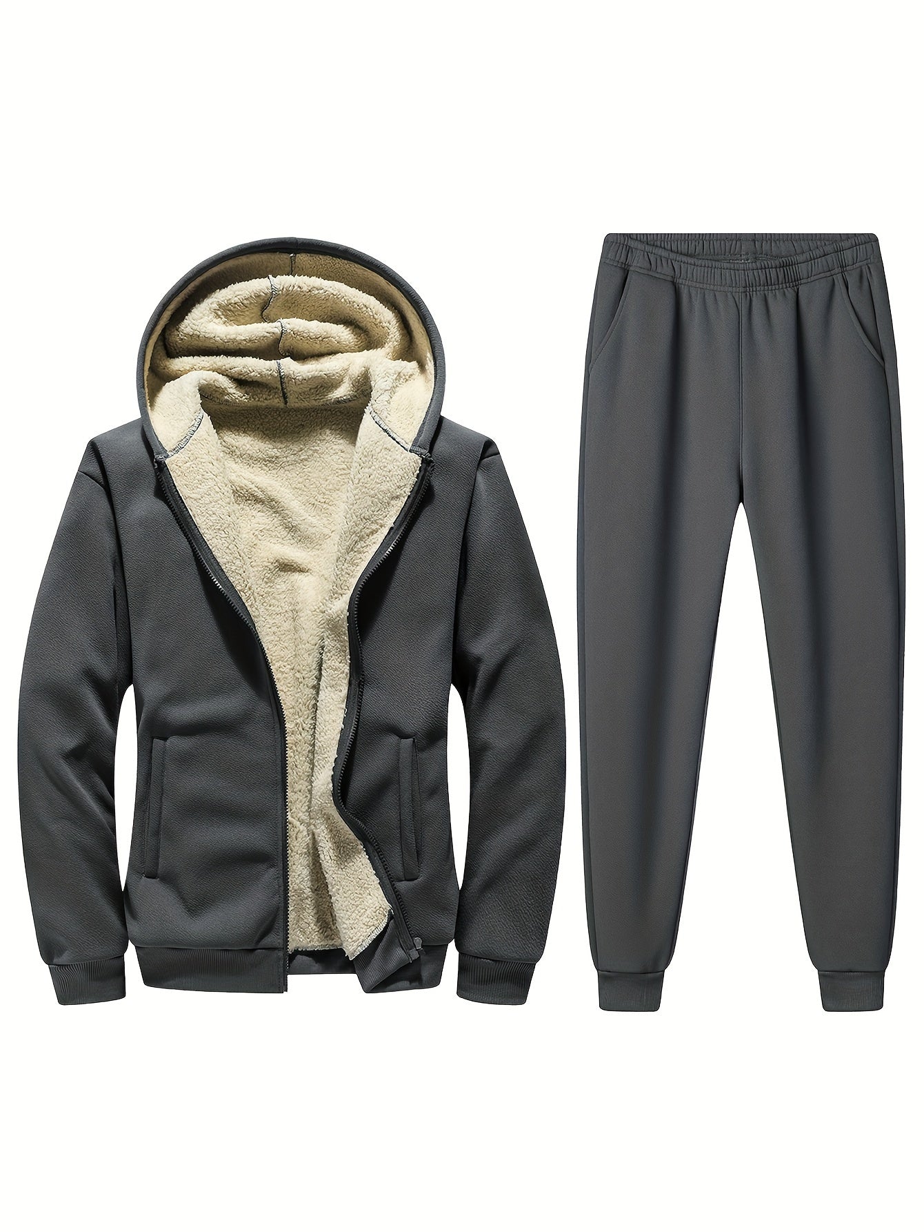 Fleece jogging suit