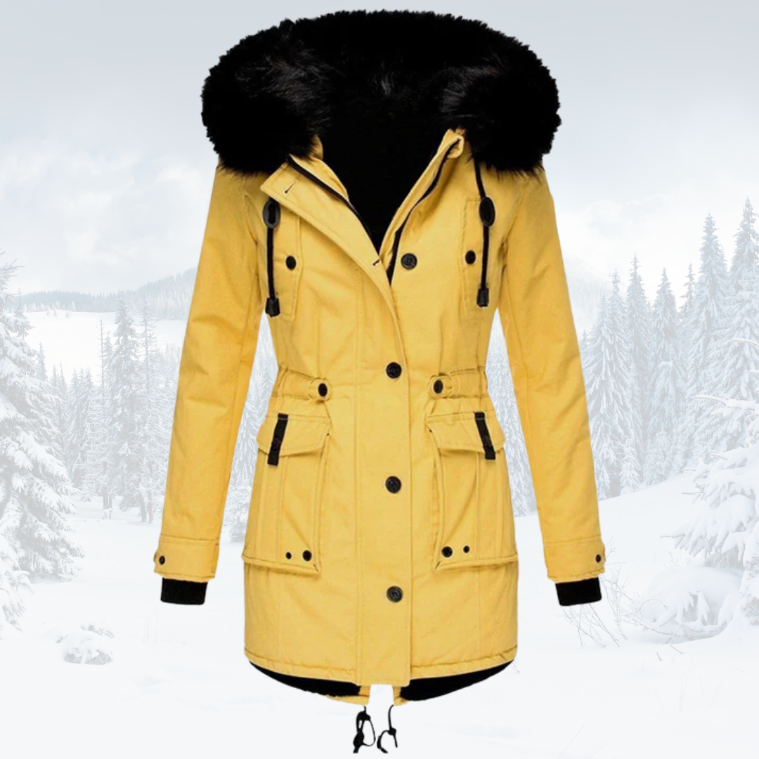 Olivia - Windproof Parka Jacket - Fur-Lined Hood