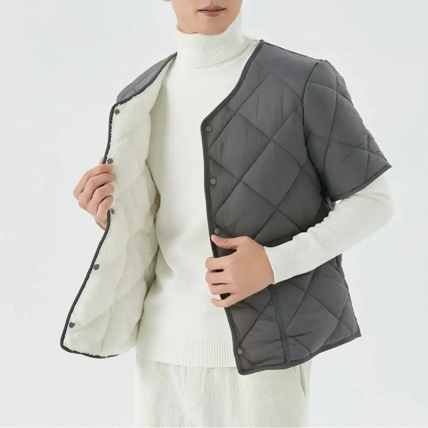 Gio Fleece Quilted Vest