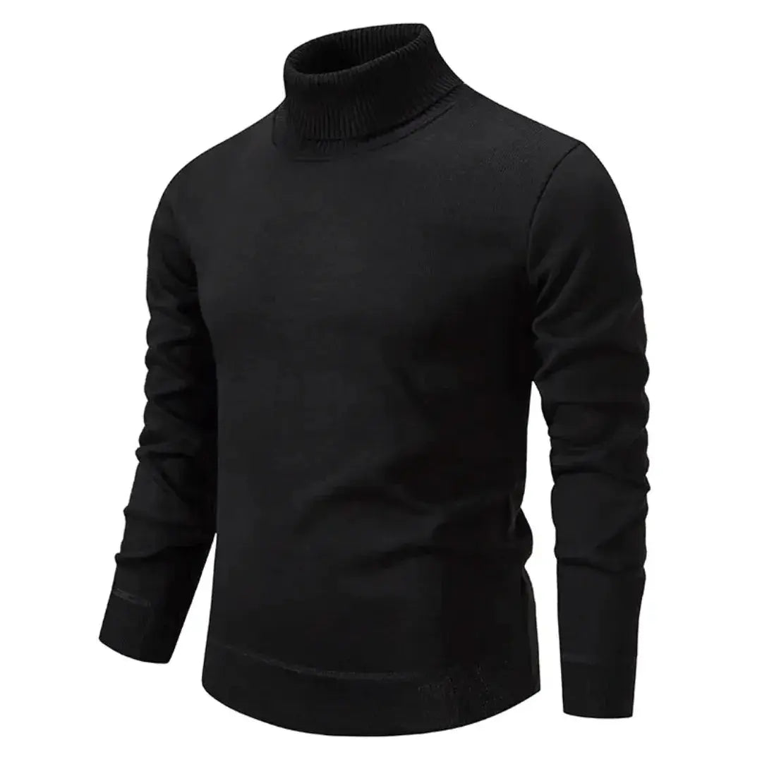 TrendAura Giovanni Classic Shetland Wool Turtleneck Sweater For Men Luxuriously Soft Premium Knit Warm Winter Essential