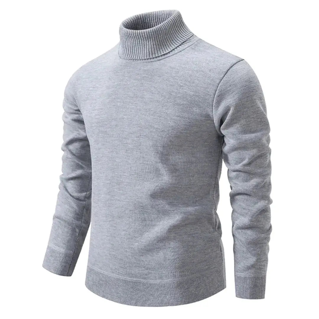 TrendAura Giovanni Classic Shetland Wool Turtleneck Sweater For Men Luxuriously Soft Premium Knit Warm Winter Essential