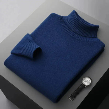 Glen Pure Wool Turtleneck Sweater