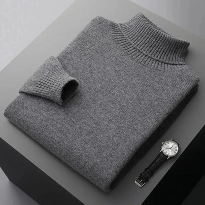 Glen Pure Wool Turtleneck Sweater