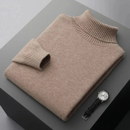 Glen Pure Wool Turtleneck Sweater