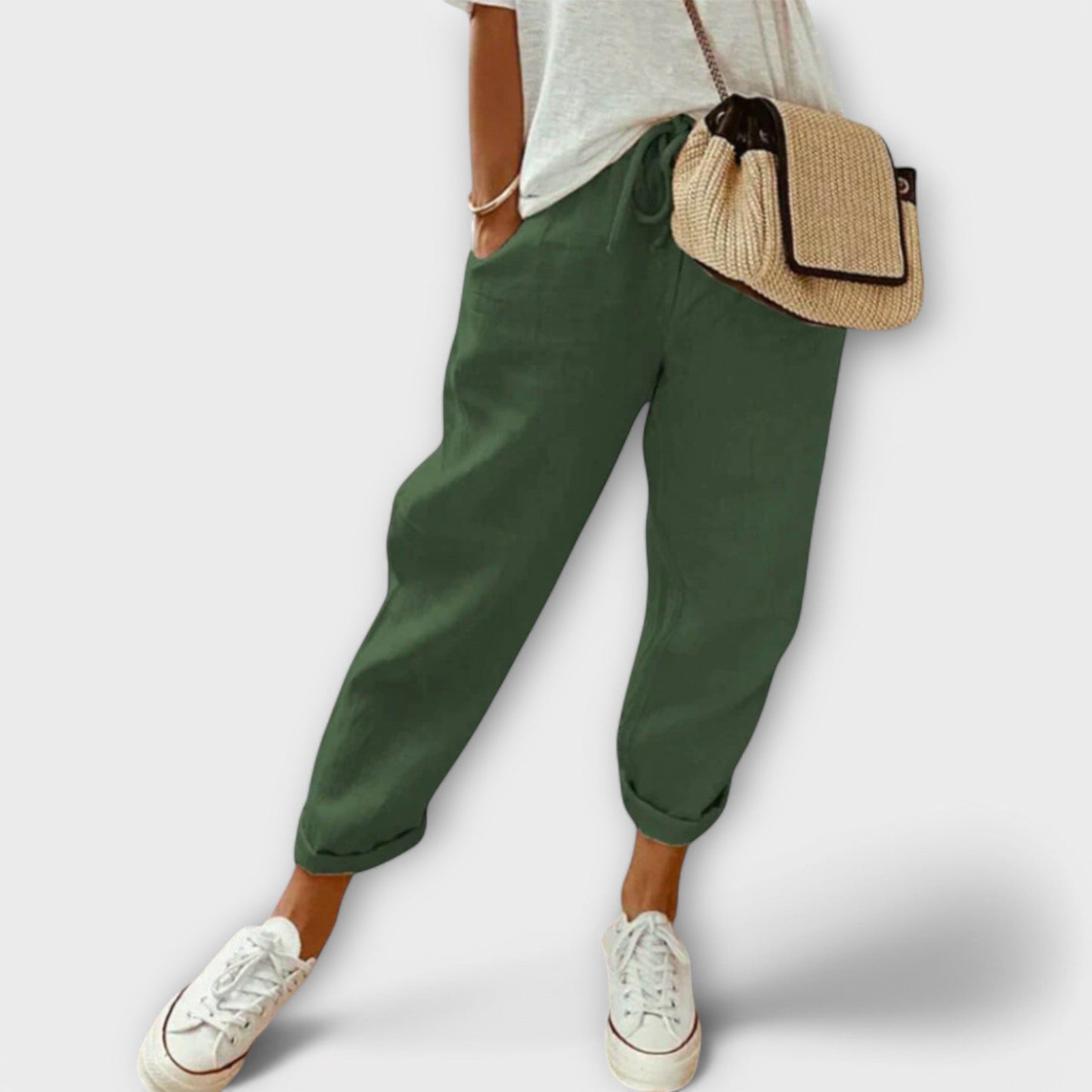 Lightweight Linen Pants For Women Breathable Comfort Elegant Refined Fit For All Day