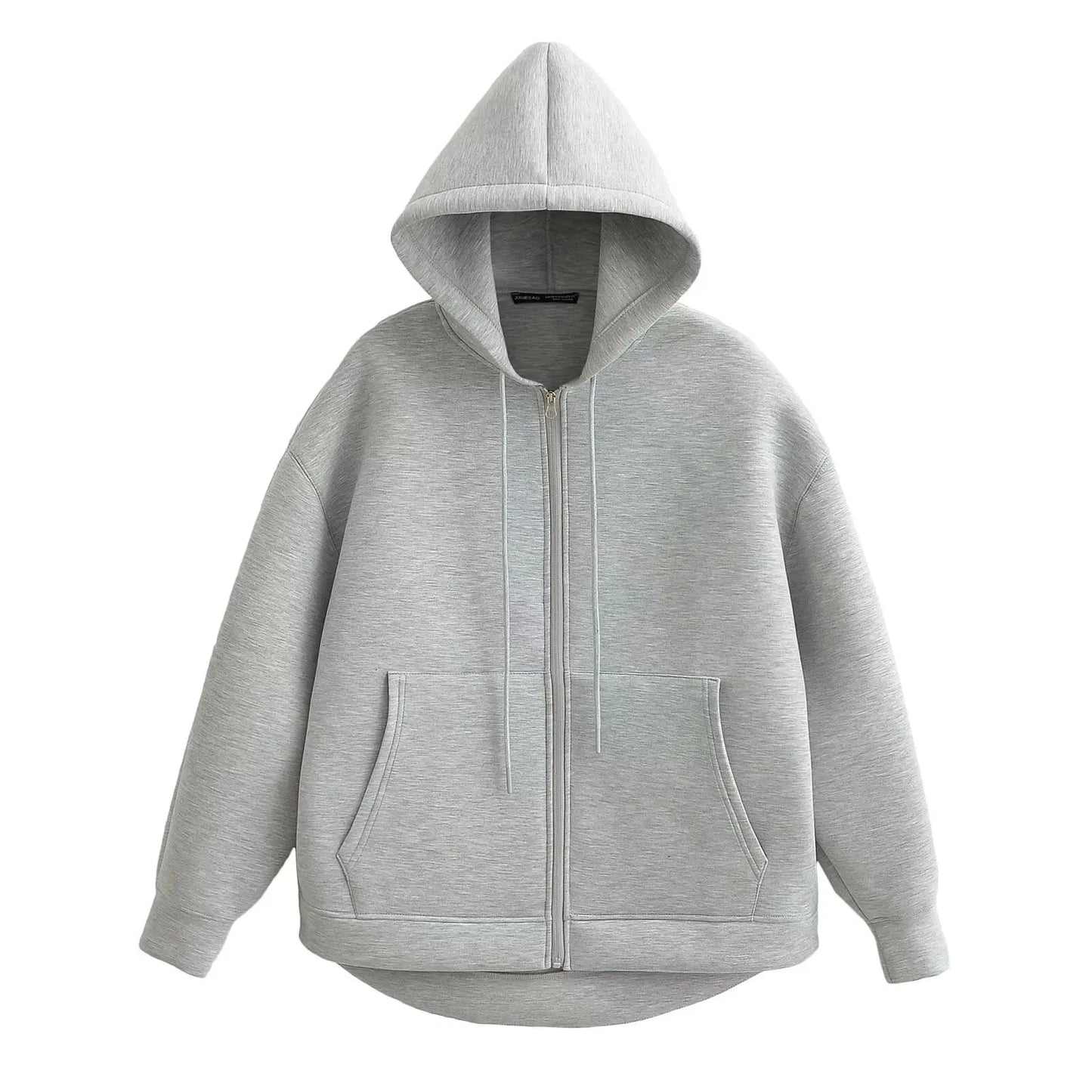 Gray Jacket Women with Hood