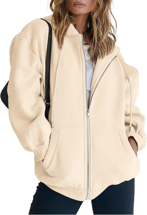 Women's Hoodie Zip-Up Sweatshirt