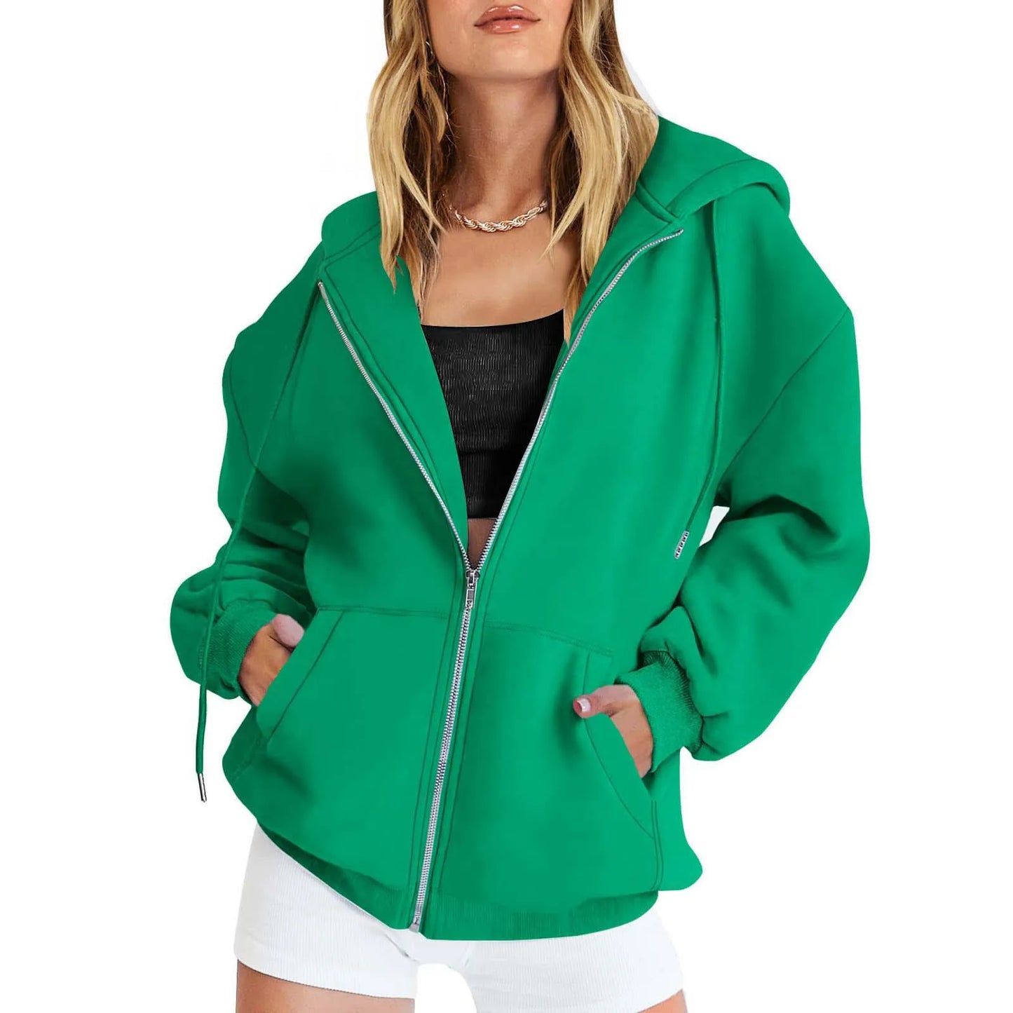 Women's Hoodie Zip-Up Sweatshirt