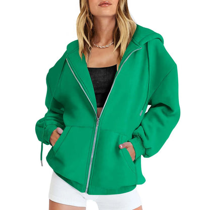 Women's Hoodie Zip-Up Sweatshirt
