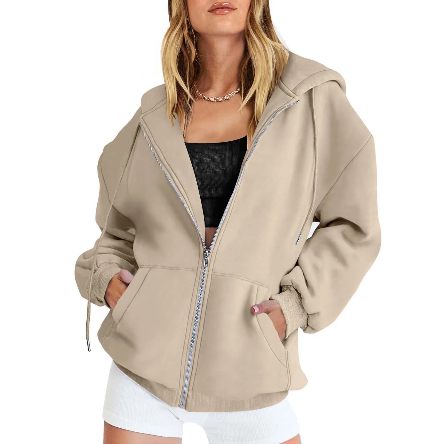 Women's Hoodie Zip-Up Sweatshirt