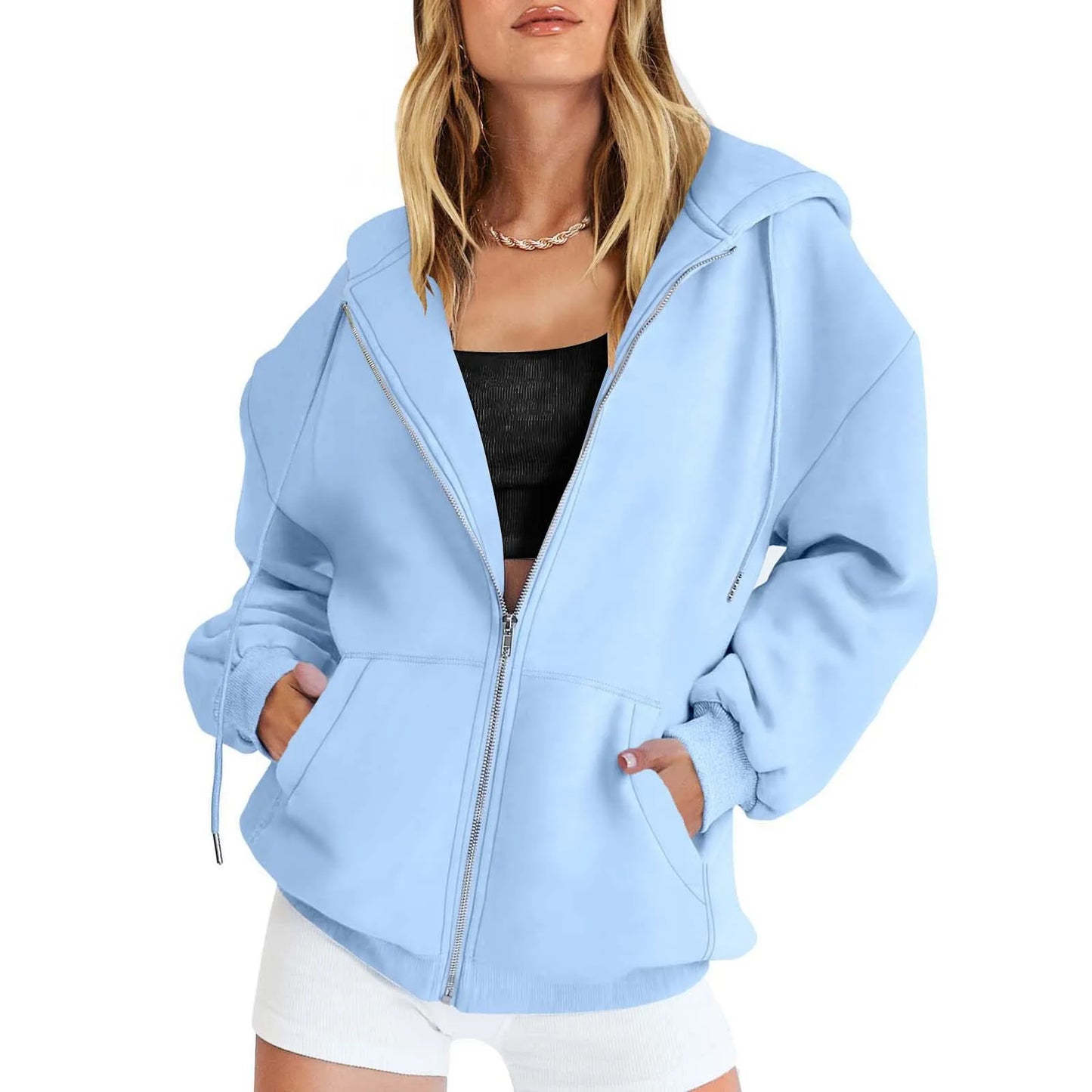 Women's Hoodie Zip-Up Sweatshirt
