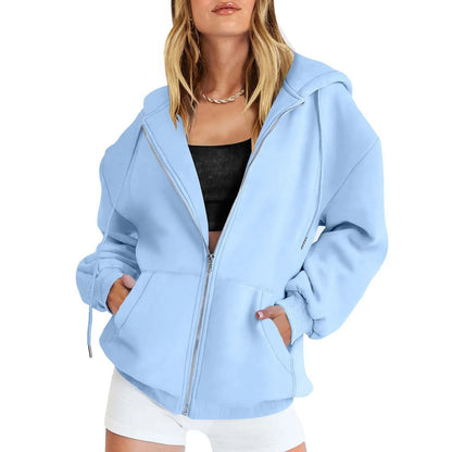 Women's Hoodie Zip-Up Sweatshirt
