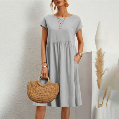 Anna | Comfortable Midi Dress in A-Line for Women
