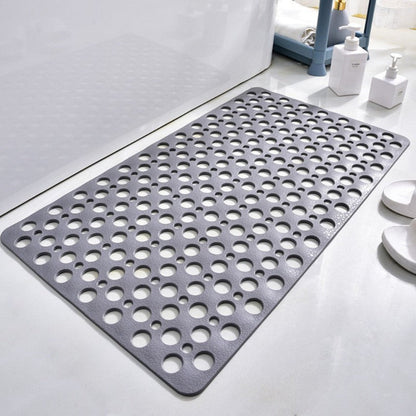 Non-Slip Rubber Shower Mat with Drainage