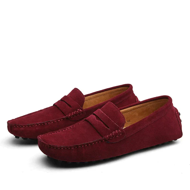 Men's Leather Moccasins Hugo Elegant Italian Design For Men Daily Comfort Timeless Style